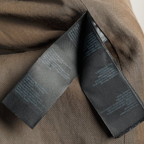 All Saints Aleida Khaki Green Oversized No-Closure Blazer - Picture 11 of 12